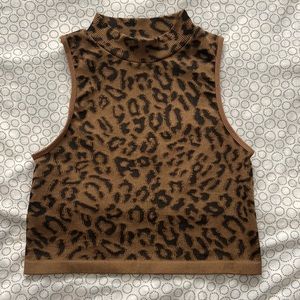Animal Printed Crop Top from Active USA